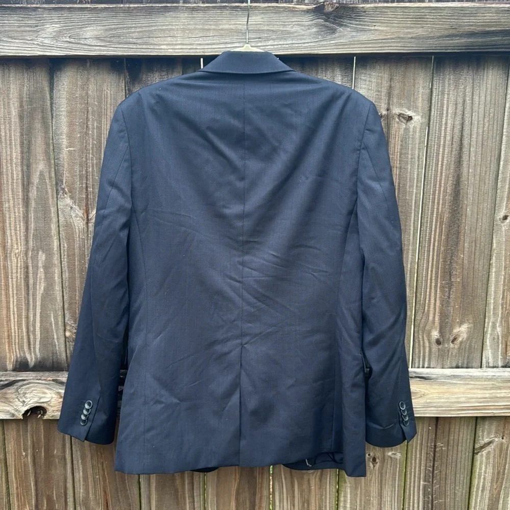 Theory navy blue blazer, size 42R